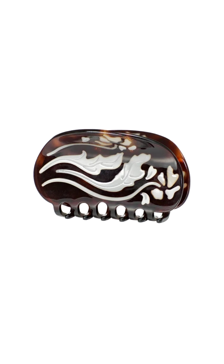 Maanesten Hårklemme - Althea - Dark Tortoise