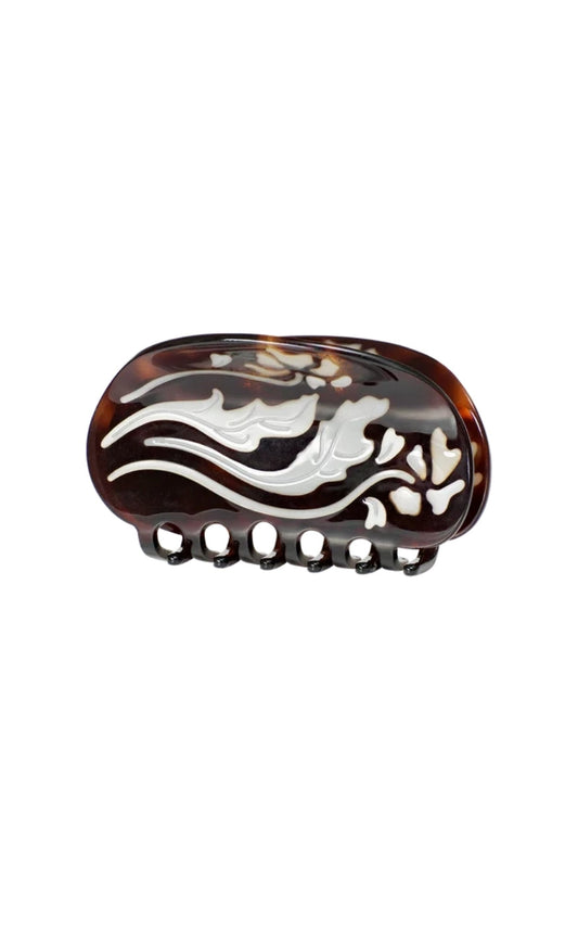 Maanesten Hårklemme - Althea - Dark Tortoise