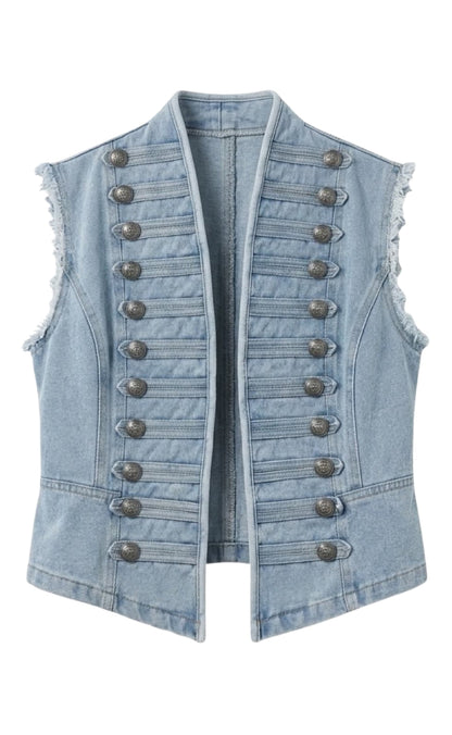 Tim & Simonsen Vest - Michaela - Light Blue