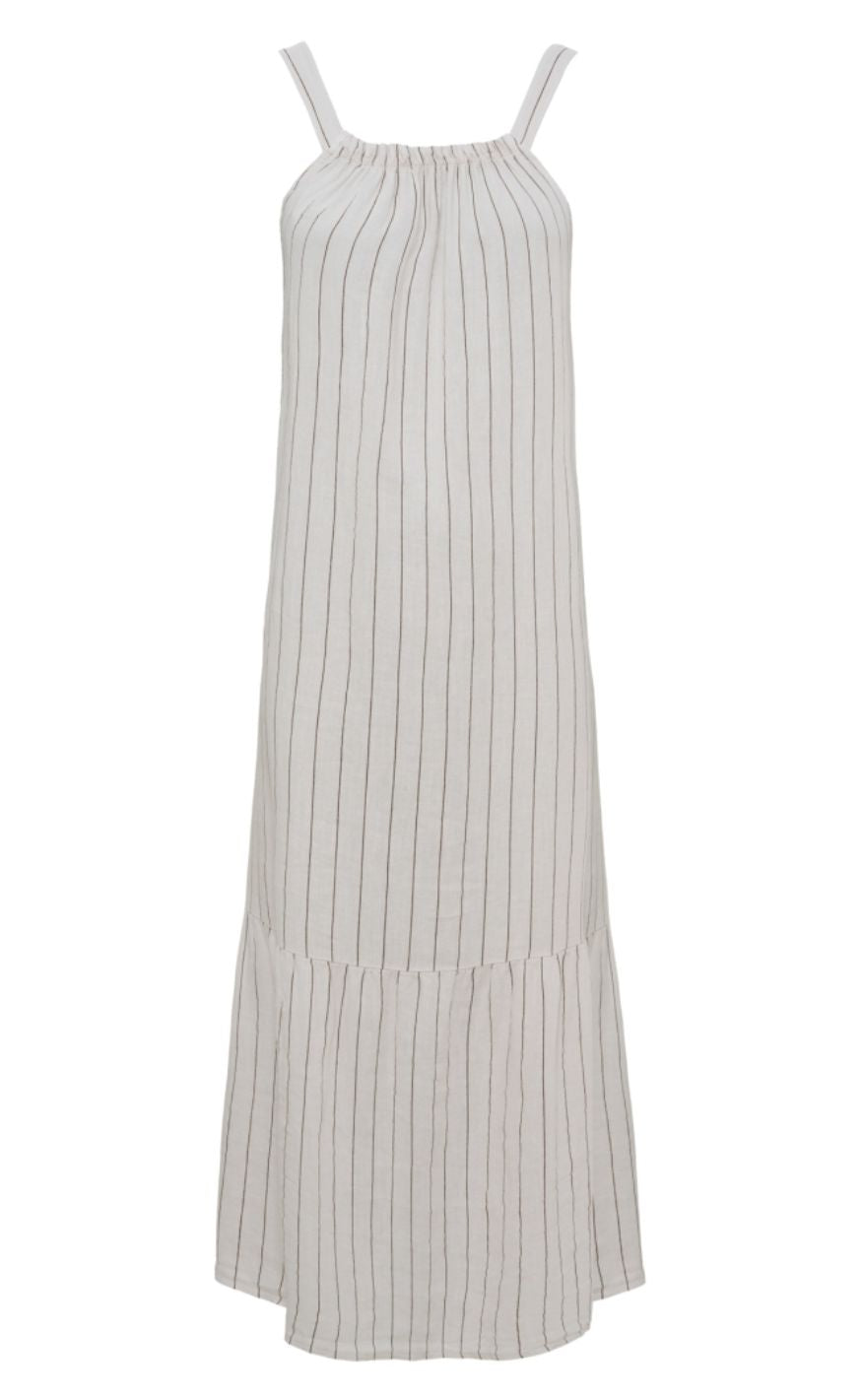 Marta Du Chateau Kjole - Avenia - Sabbia Stripe