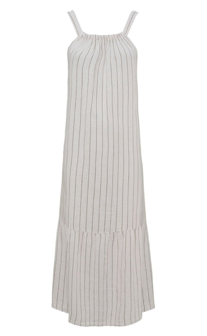 Marta Du Chateau Kjole - Avenia - Sabbia Stripe