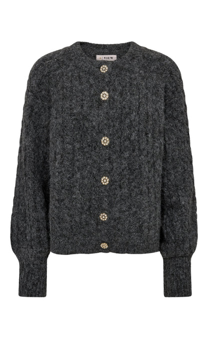 A-View Cardigan - Kabba - Dark Grey