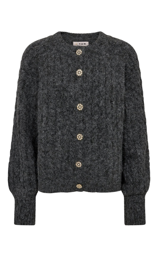 A-View Cardigan - Kabba - Dark Grey