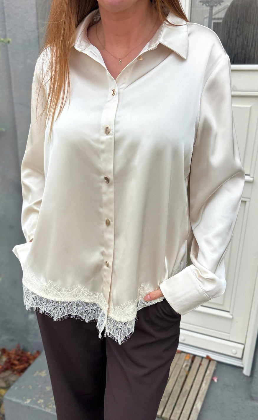 Say INA Copenhagen Skjorte - Noelie - Offwhite