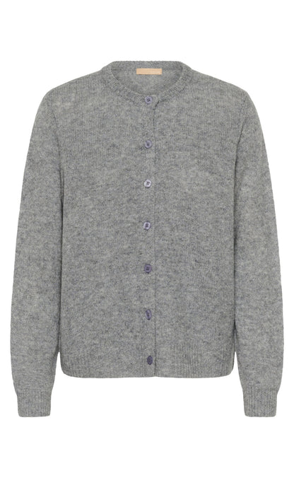 Culture Cardigan - Katrina - Mid Grey Melange