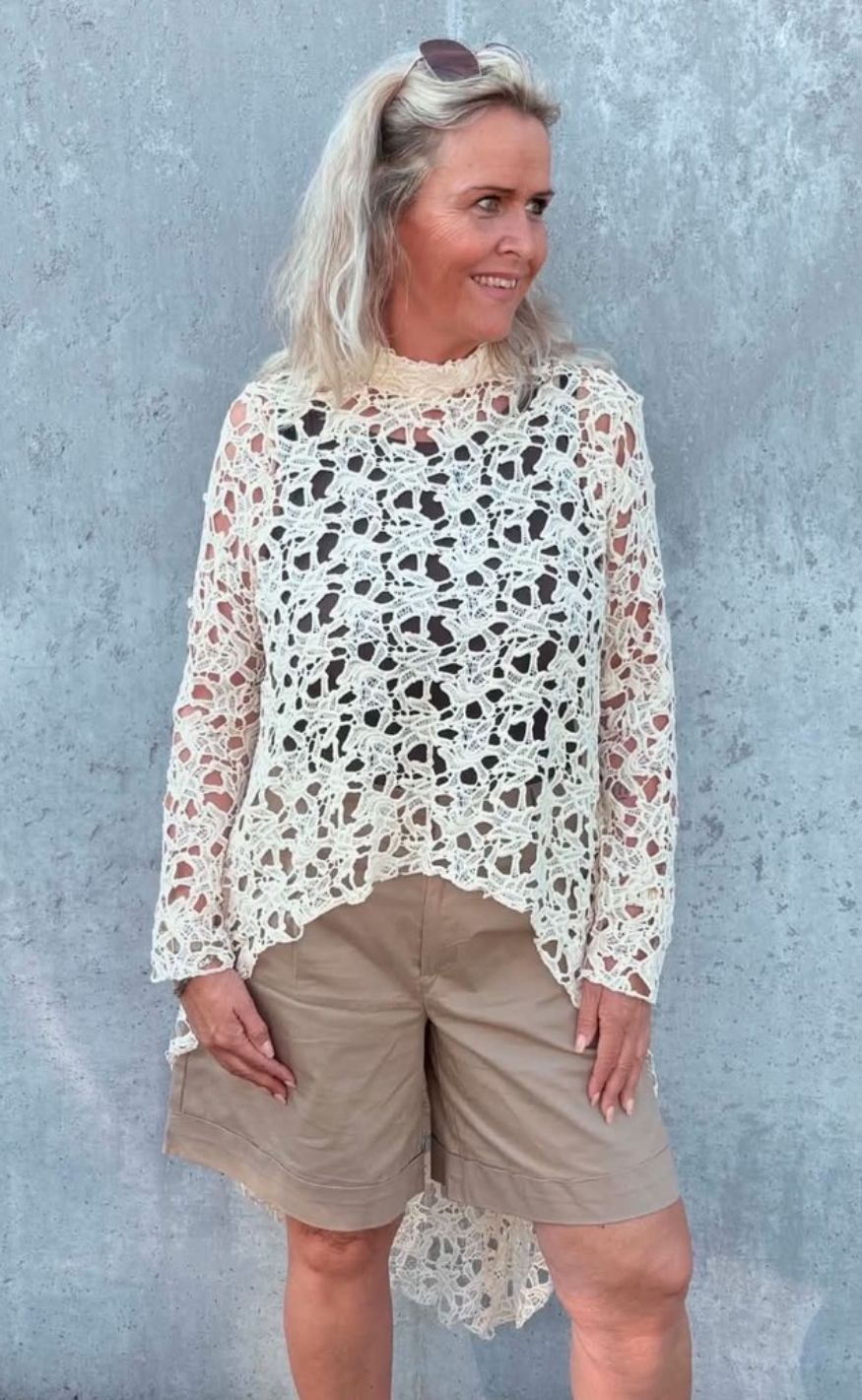 Tim og Simonsen Tunika - Fresa Lace - Off White
