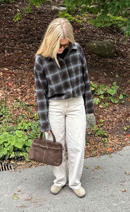 Noella Skjorte - Nila - Danne Brown Blue Check