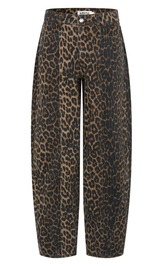 MbyM Bukser - Almira-M - Leopard Mist