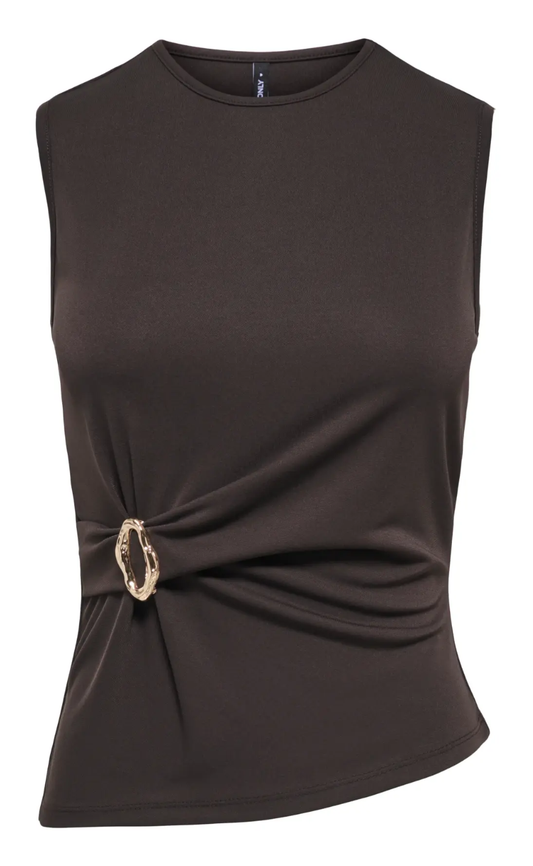 ONLY Top - Haze - Chocolate Torte Metallic