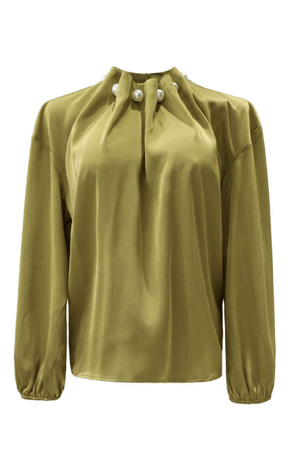 Liberte Bluse - Pip LS - Avocado