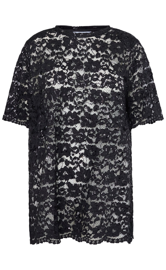 Love & Divine Kjole - Love1630 - Black Lace Sequins
