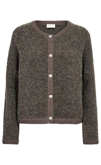 Freequent Cardigan - Grschrista - Morel Melange