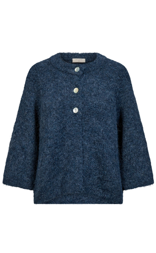 Freequent Cardigan - Grslulu - Moonlit Ocean Melange