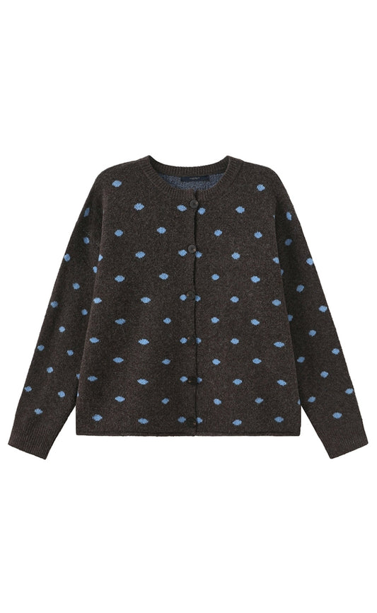 Luxzuz Cardigan - Zanny - Choco Lux