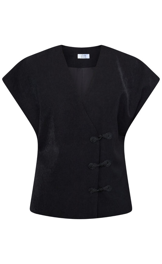 Love & Divine Vest - Love1632 - Black