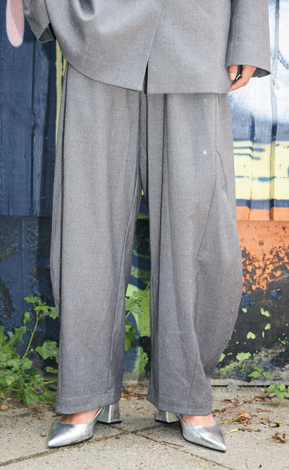 Cras Bukser - Richa - Grey Melange