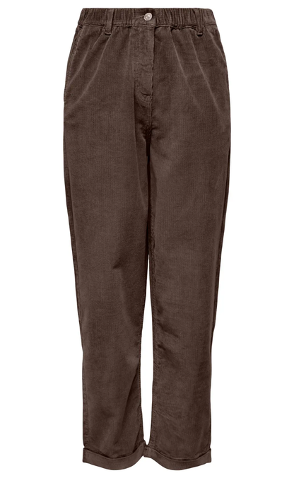 ONLY Bukser - Flora MW Ela - Chocolate Brown