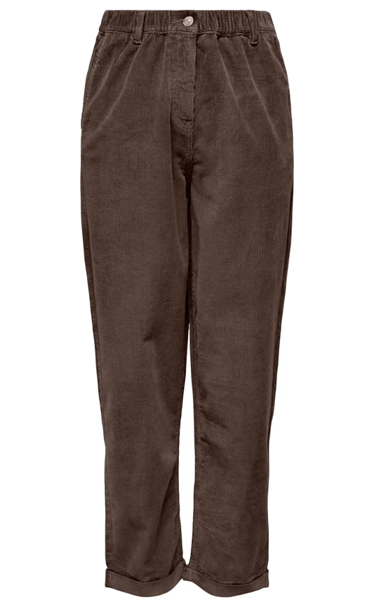 ONLY Bukser - Flora MW Ela - Chocolate Brown