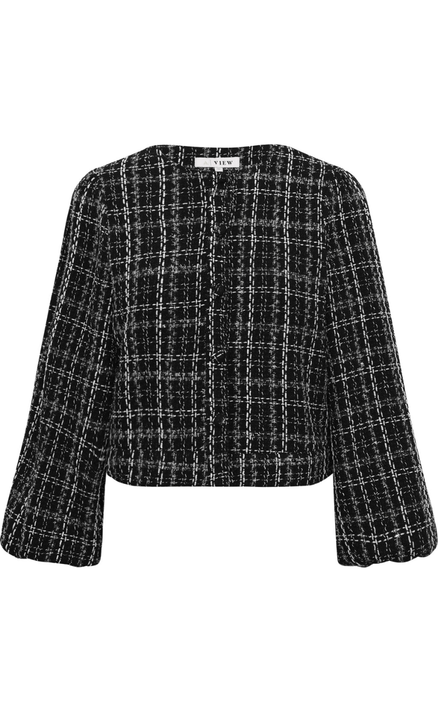 A-View Jakke - Liberta - Black/White