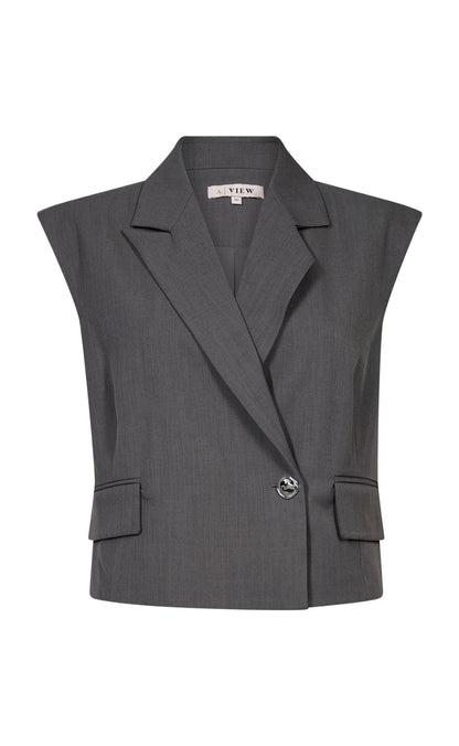 A-View Vest - Jula - Medium Grey Melange