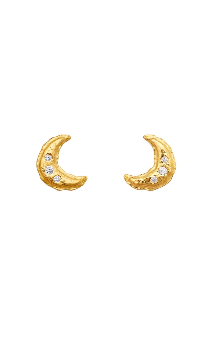 Maanesten Øreringe - Lunia - Gold Colour