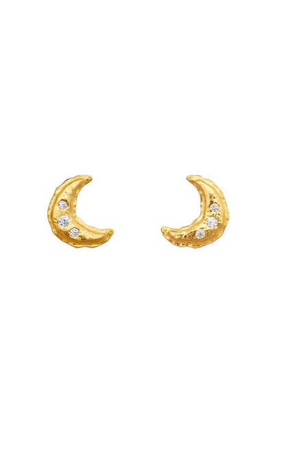 Maanesten Øreringe - Lunia - Gold Colour