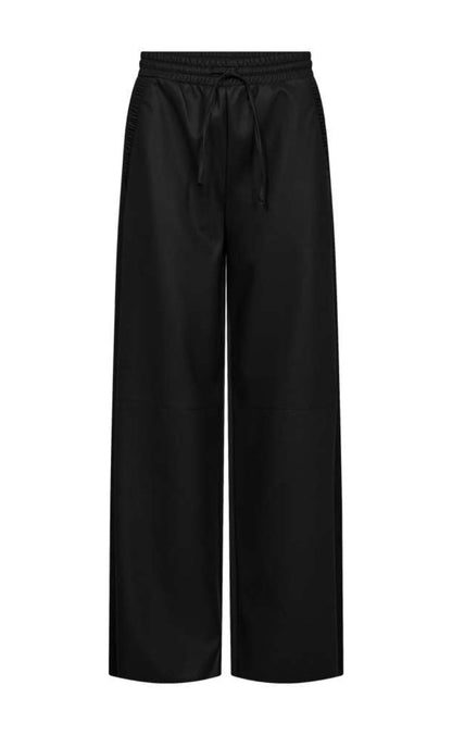 Freequent Bukser - Veggy Tie - Black