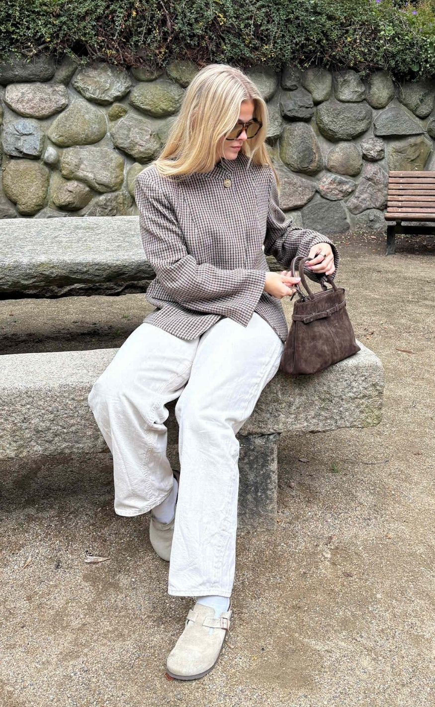 Noella Blazer - Monique - Delphia Brown Check