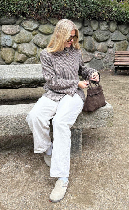 Noella Blazer - Monique - Delphia Brown Check