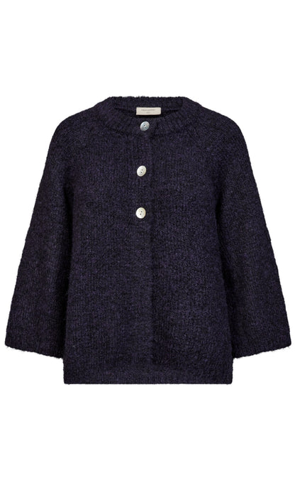 Freequent Cardigan - Grslulu - Nightshade Melange
