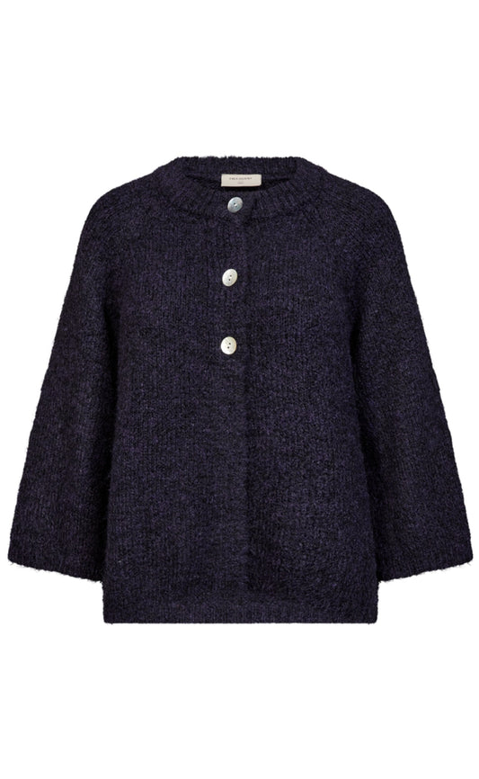 Freequent Cardigan - Grslulu - Nightshade Melange