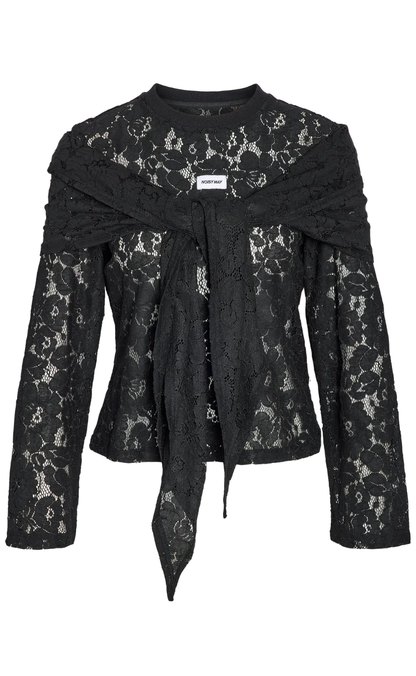 Noisy May Bluse - Venna Lace - Black