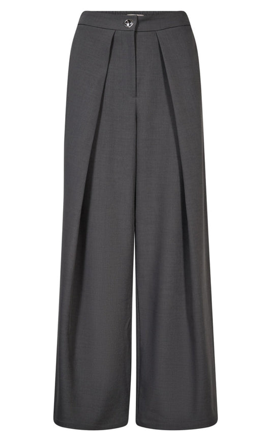 A-View Bukser - Jula - Medium Grey Melange