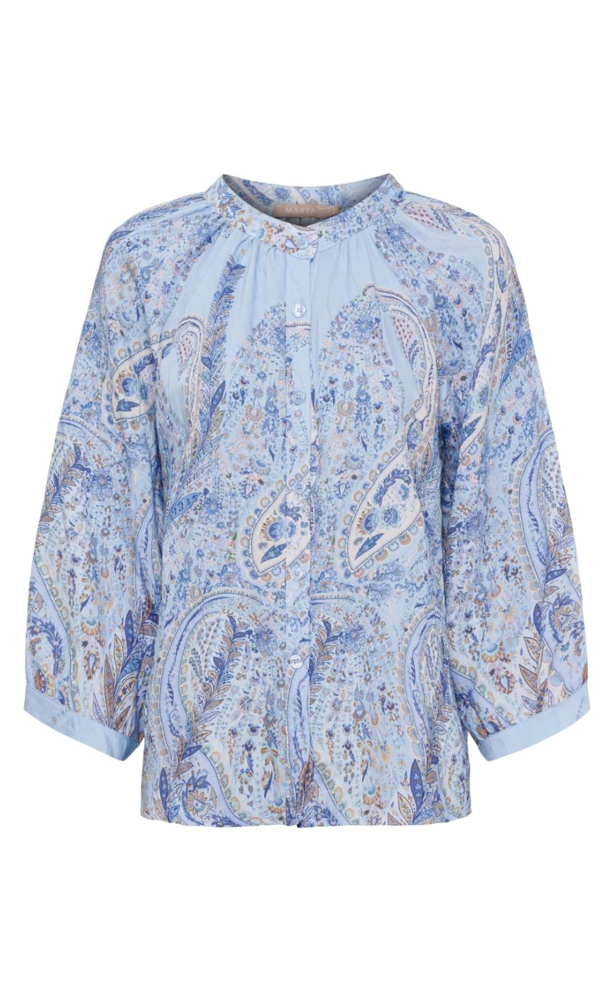 Marta Du Chateau  Bluse - Jayla - CelesteGJ6812m2n