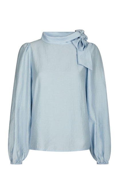 Neo Noir Bluse - Selene Crisp - Light Blue