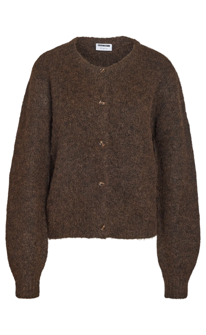 Noisy May Cardigan - Sutton - Chocolate Brown