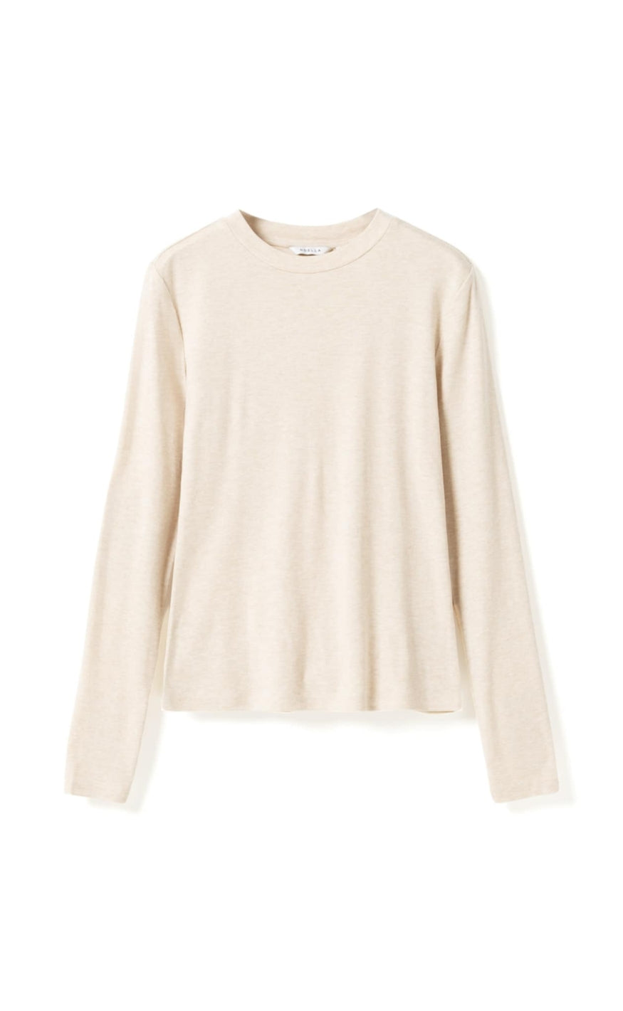 Noella Bluse - Lidie - Oatmeal Melange