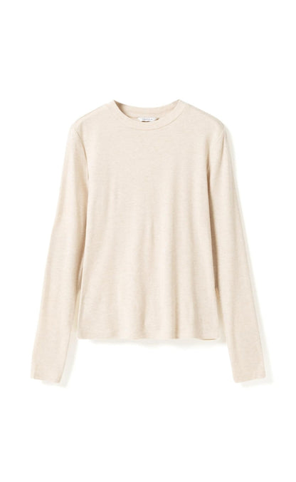 Noella Bluse - Lidie - Oatmeal Melange