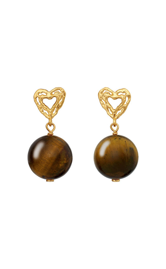 Maanesten Øreringe - Mattie - Gold Colour
