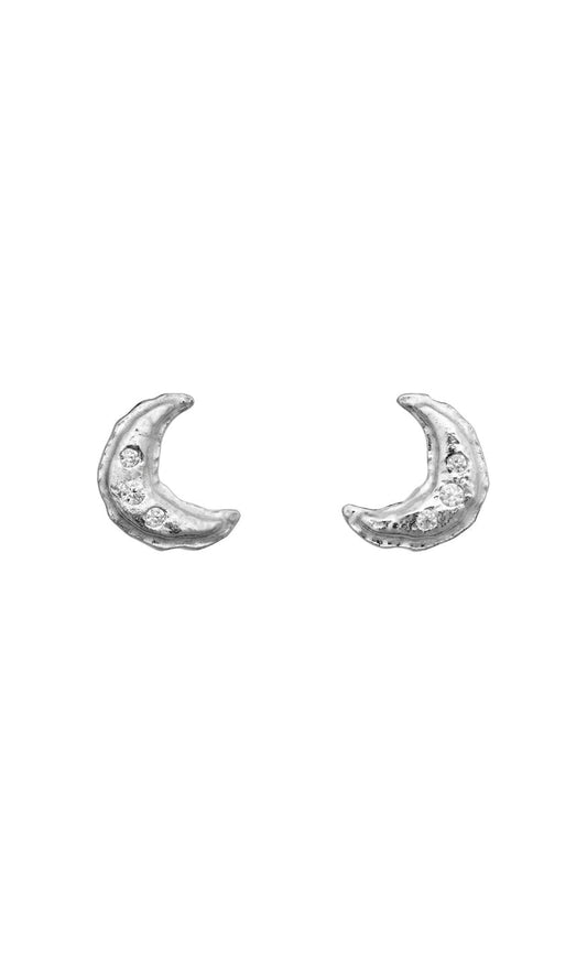 Maanesten Øreringe - Lunia - Silver Colour