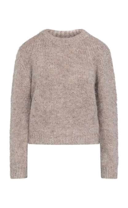 Sisters Point Strik - LESSIE-PU - Beige Glitter