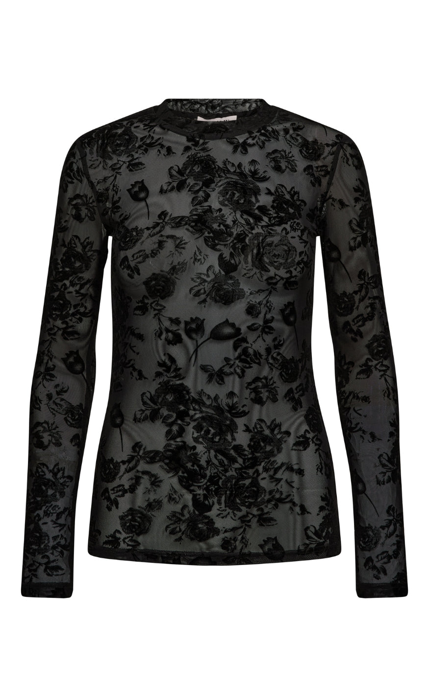 A-View Bluse - Silke - Black