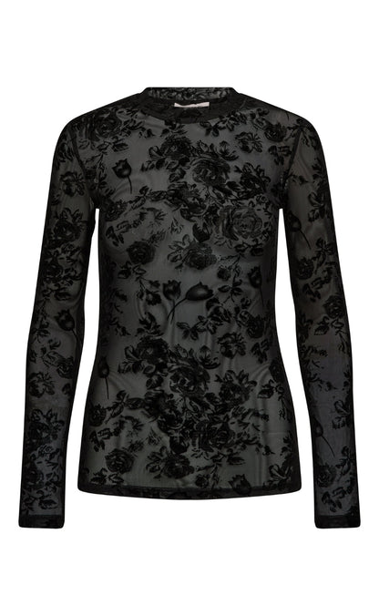 A-View Bluse - Silke - Black