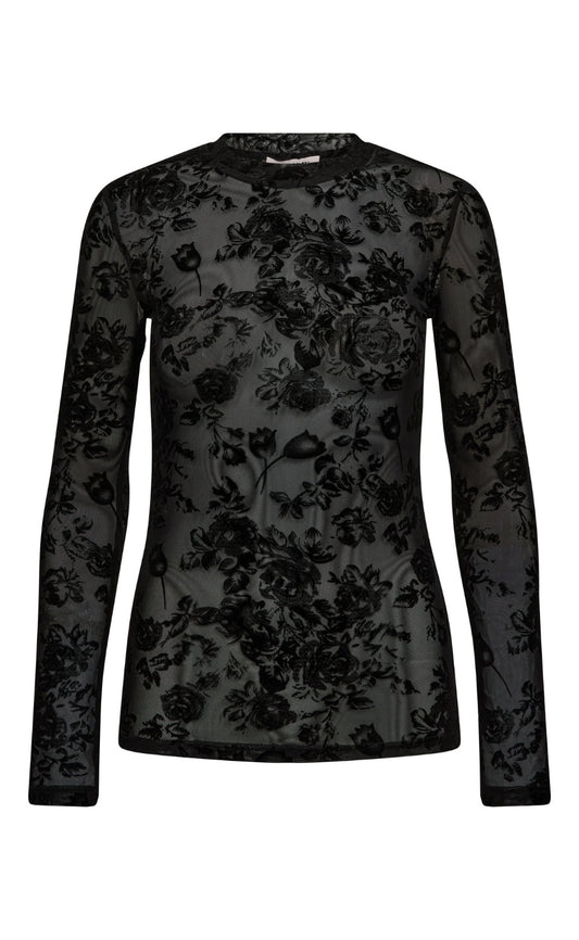 A-View Bluse - Silke - Black