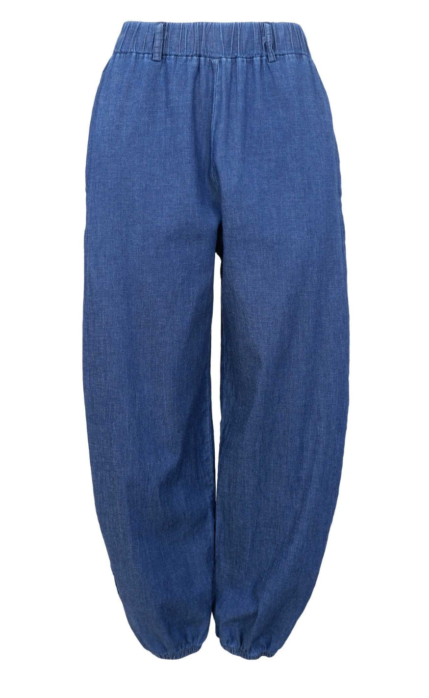Black Colour Bukser - Carey Balloon - Denim