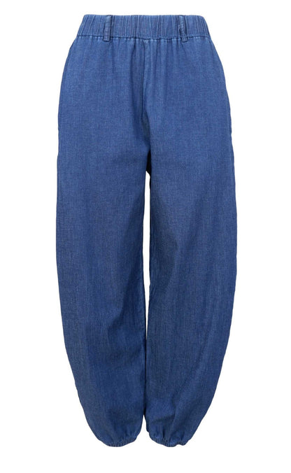 Black Colour Bukser - Carey Balloon - Denim