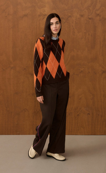 Culture Strik - Argyle - Brown Argyle