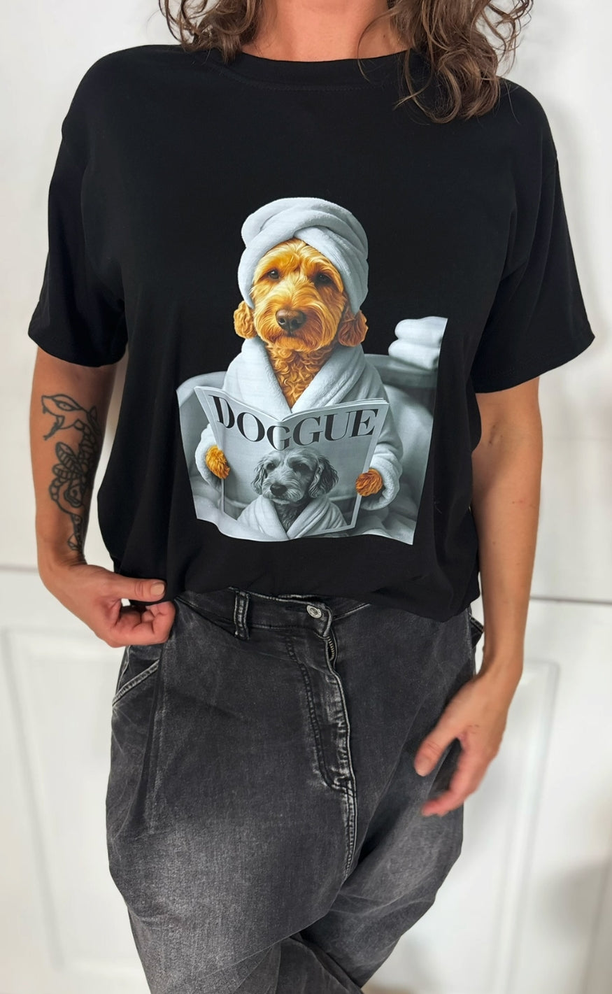 Marta Du Chateau T-shirt - Inge - Black N2