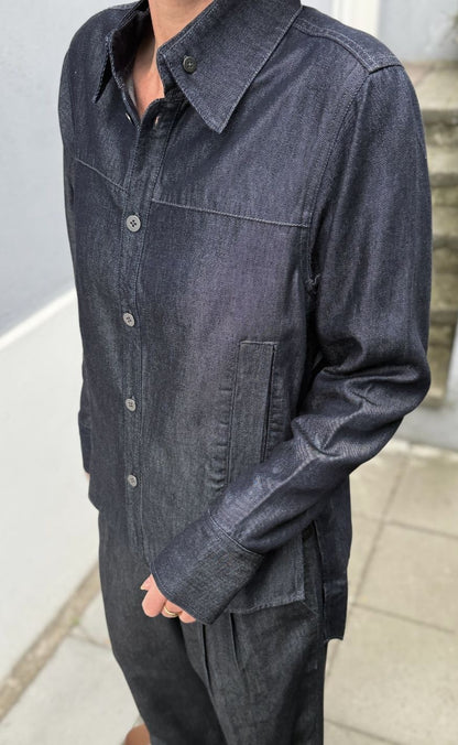 G-STAR Skjorte - Step Hem Pocket Wmn - Rinsed