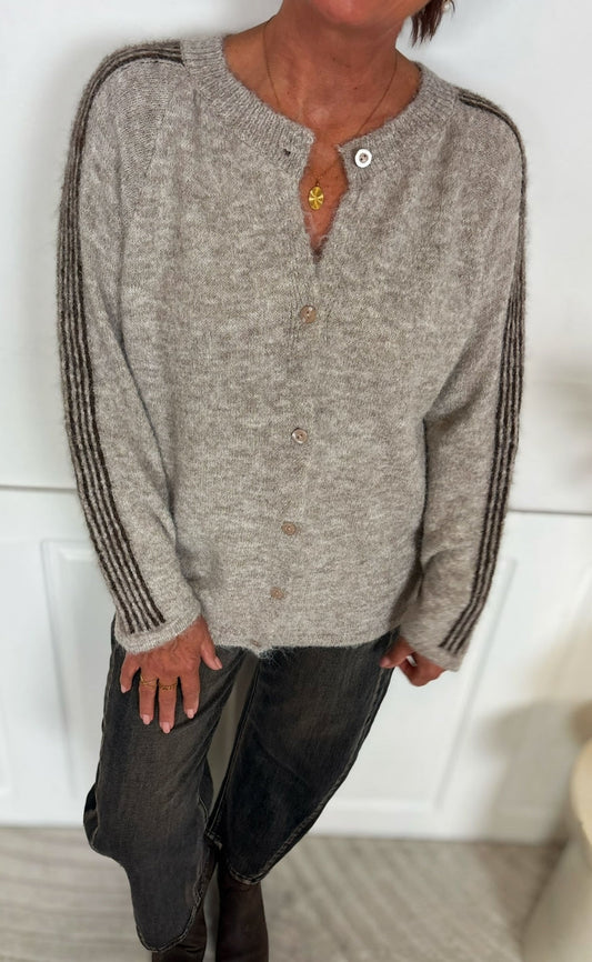 Marta Du Chateau Cardigan - Vellie - Fango/Moro